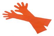 PE Handschuhe orange 90cm 