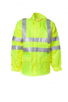 Warnschutz Regen Jacke gelb 